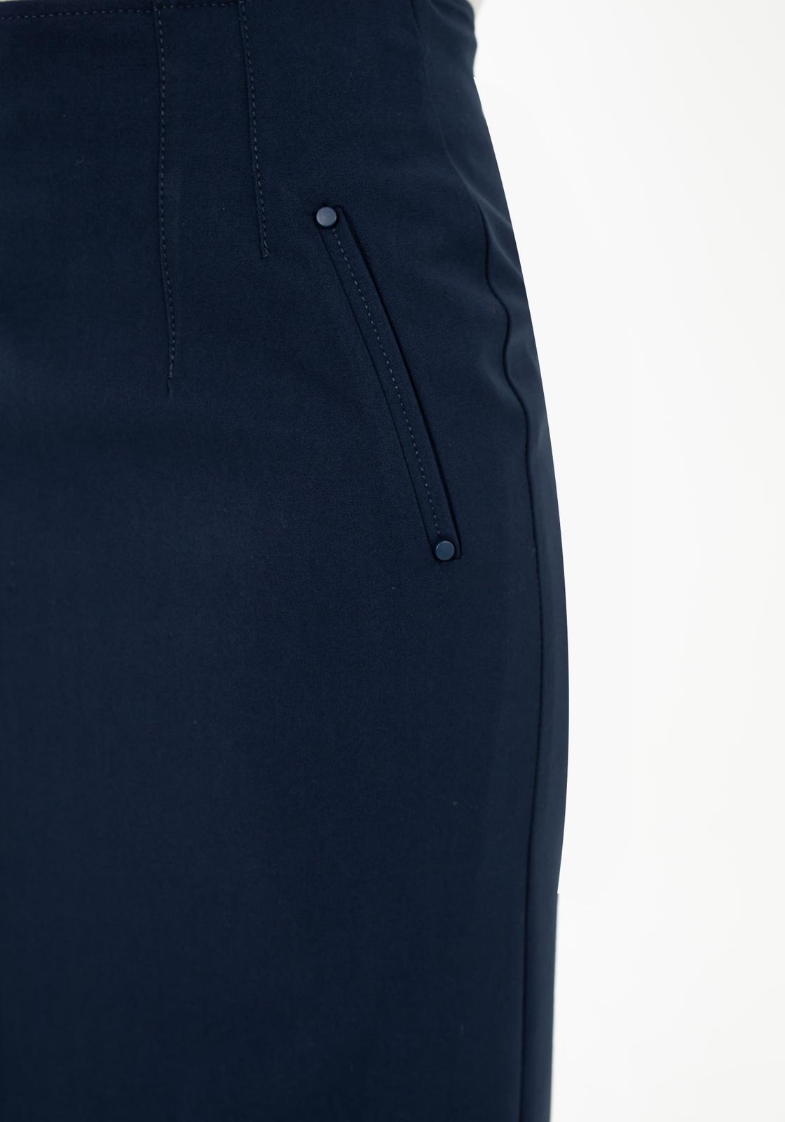 Eleganter Kostümrock für Damen – Taillenhoch, knielang