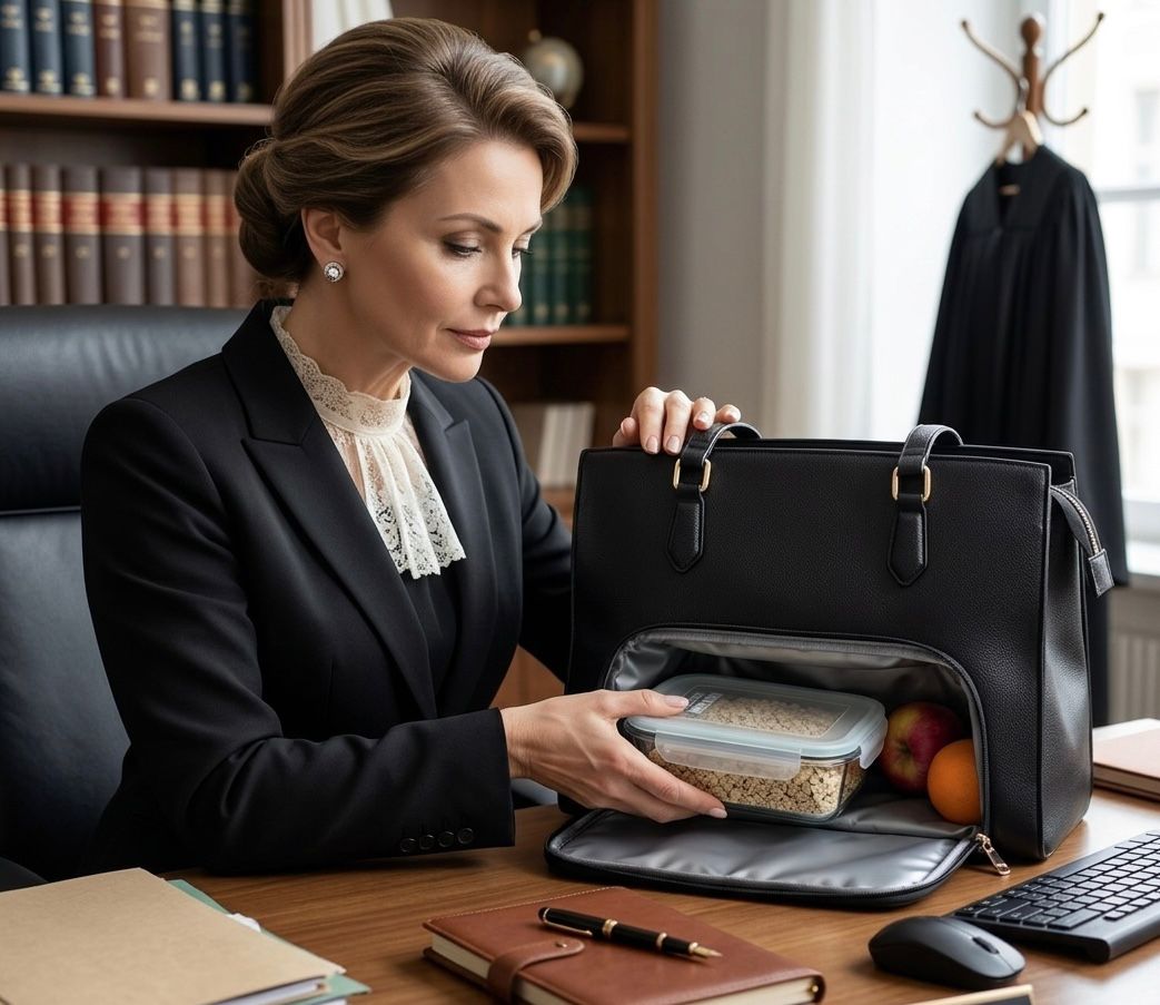 Elegante Arbeitstasche Damen mit Laptopfach & Lunchfach | Elegrock Work Tote Bag - Elegrock