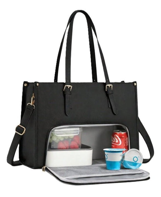 Elegrock Work Tote Bag schwarz, Damen - Elegrock